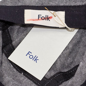 Folk Soft Black Linen Twill 5 Panel Cap