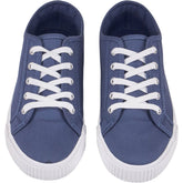 Hush Navy Henley Canvas Trainers
