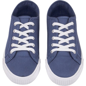 Hush Navy Henley Canvas Trainers