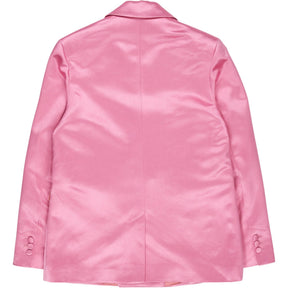Vivere Pink Satin Blazer Suit