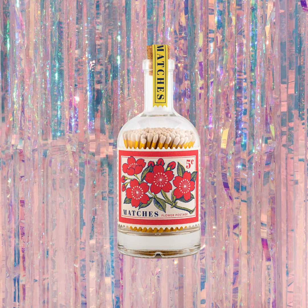 'Flowers' Bottle Matches