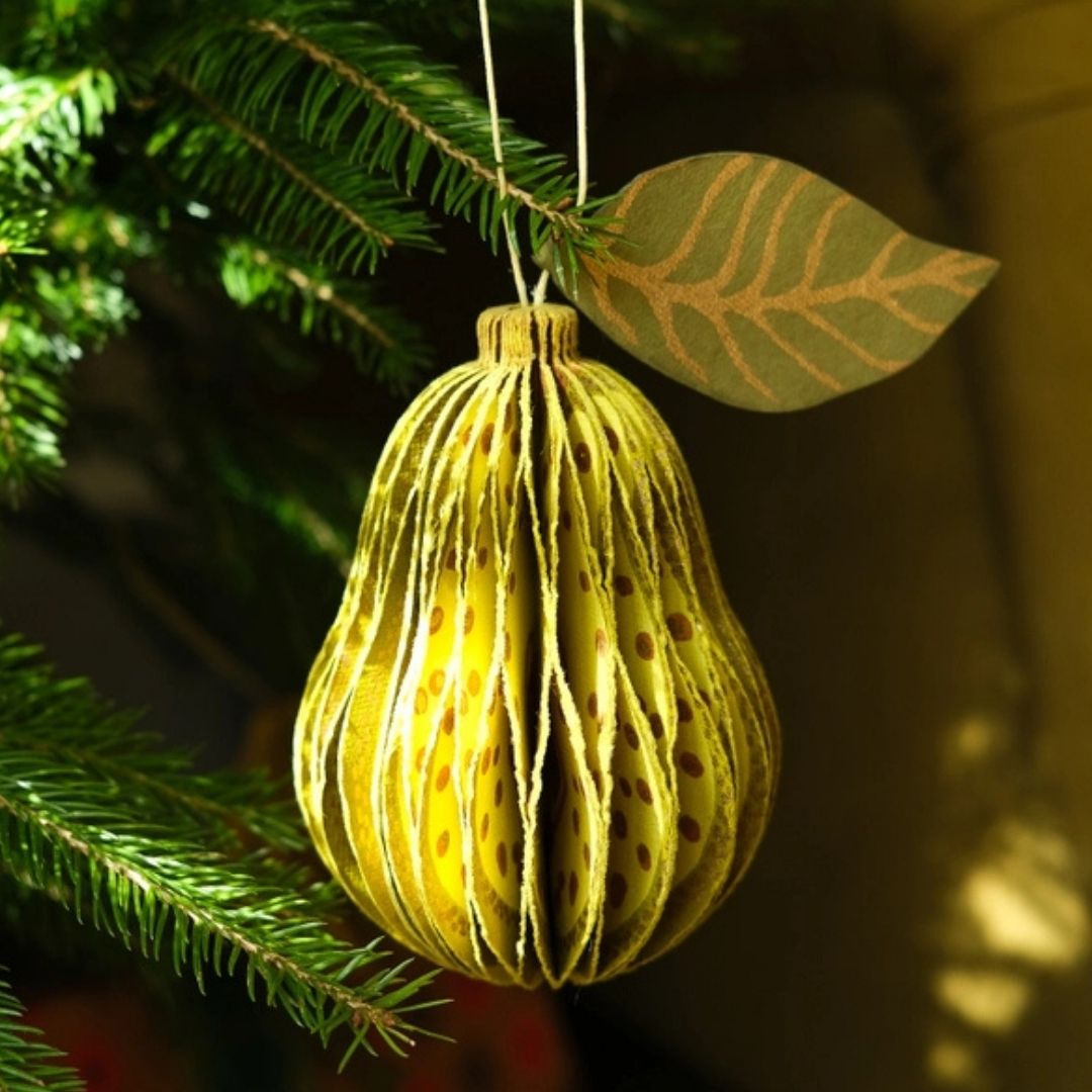 Honeycomb Paper Fruit Decoration- 3 designs