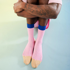 'Joe’s Donuts Strawberry' Socks