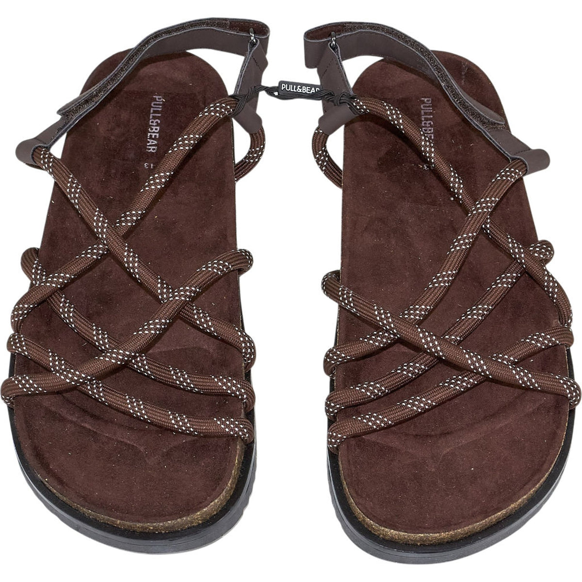 Pull&Bear Brown Rope Sandals