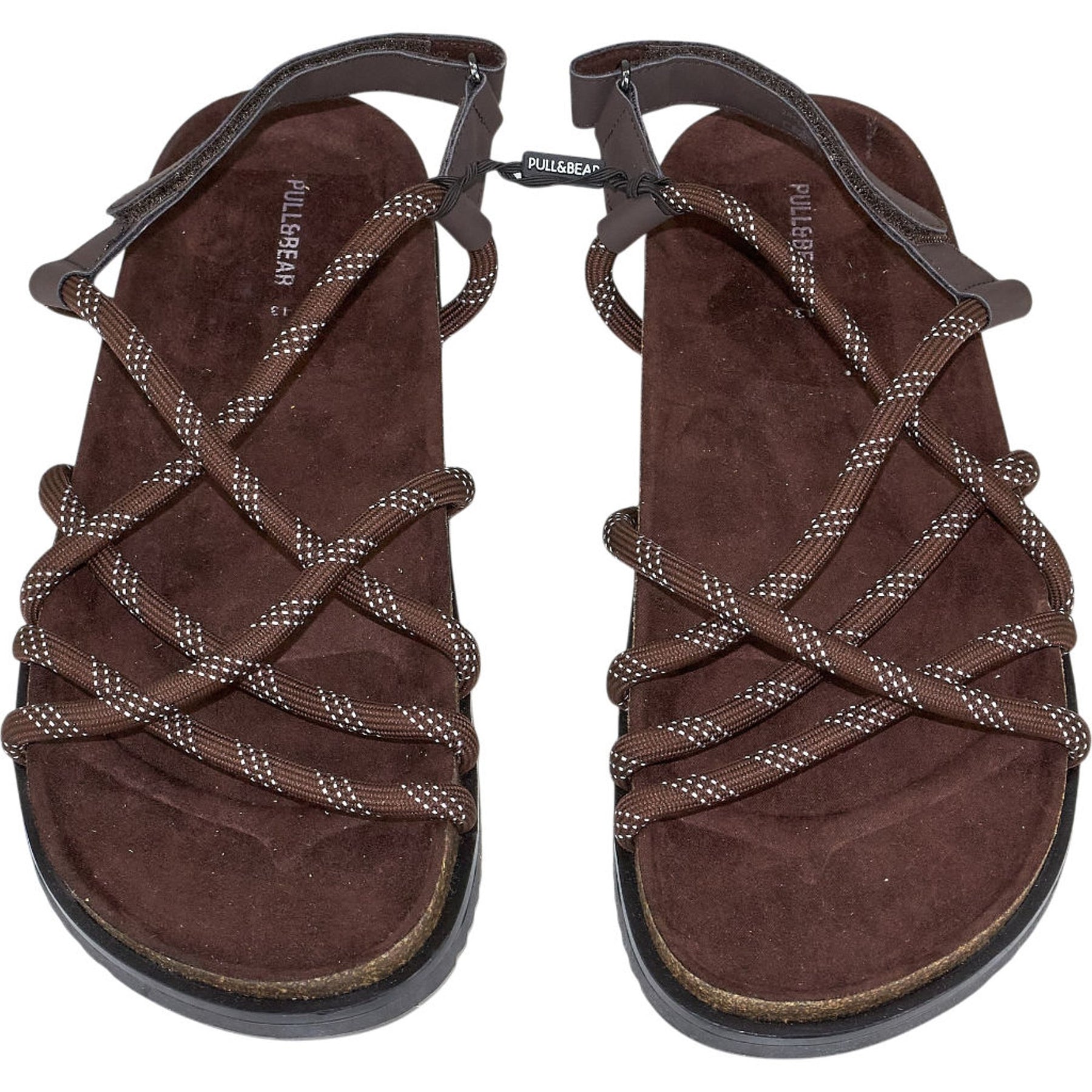 Pull&Bear Brown Rope Sandals