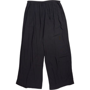 Hush Black Viscose Wide Leg Trousers