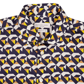 Richard James Multi Geometric Pattern Shirt