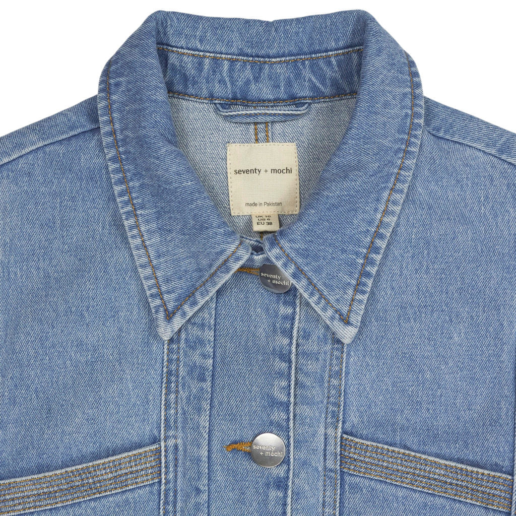 Seventy + Mochi Blue Denim Willow Dress