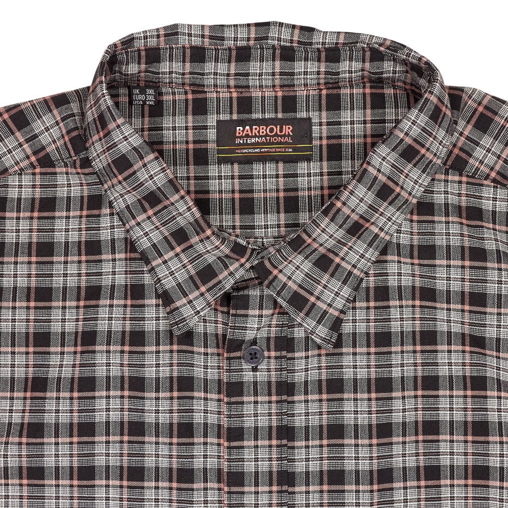 Barbour International Black Check Shirt