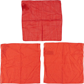 Anderson & Sheppard Red Spotted Pocket Square