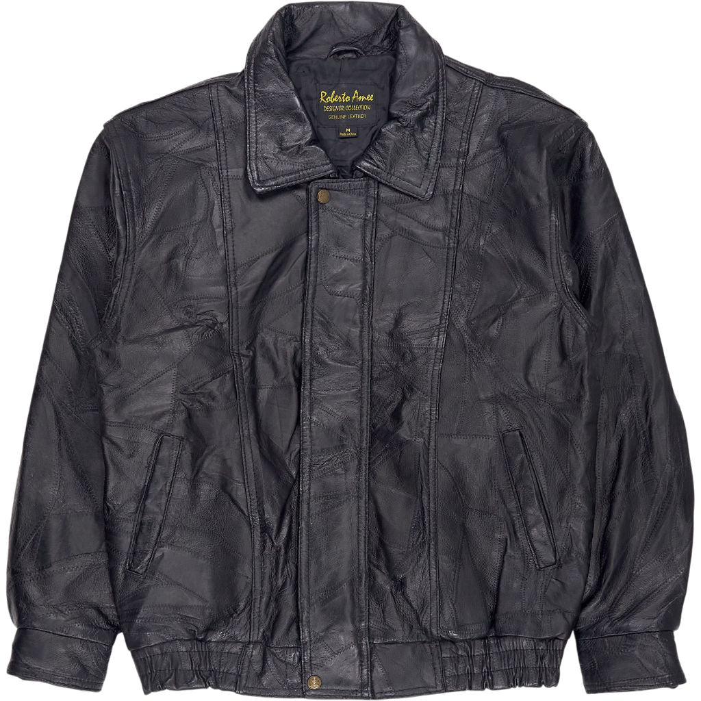 Vintage Roberto Amee Black Leather Jacket