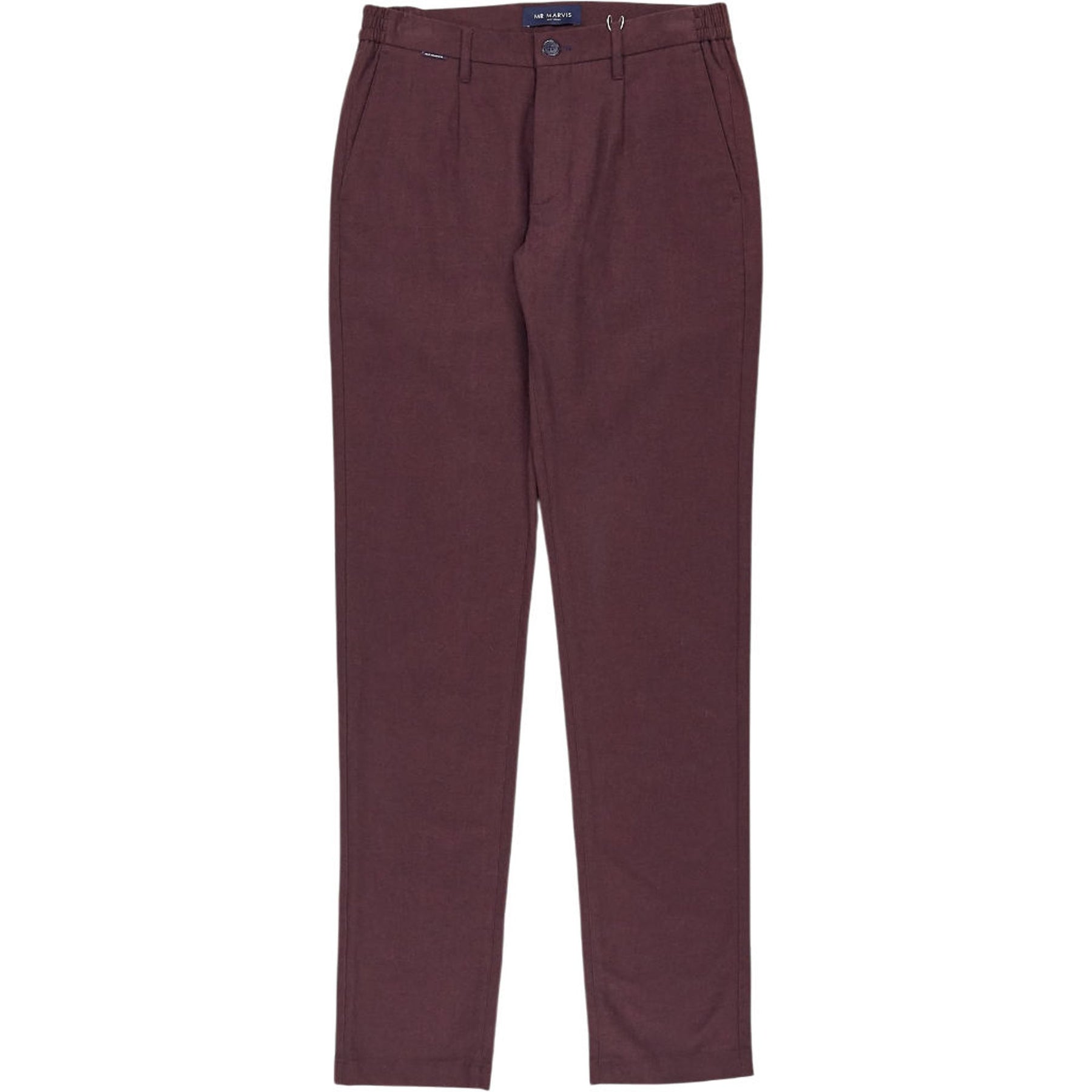 Mr Marvis Burgundy Trousers