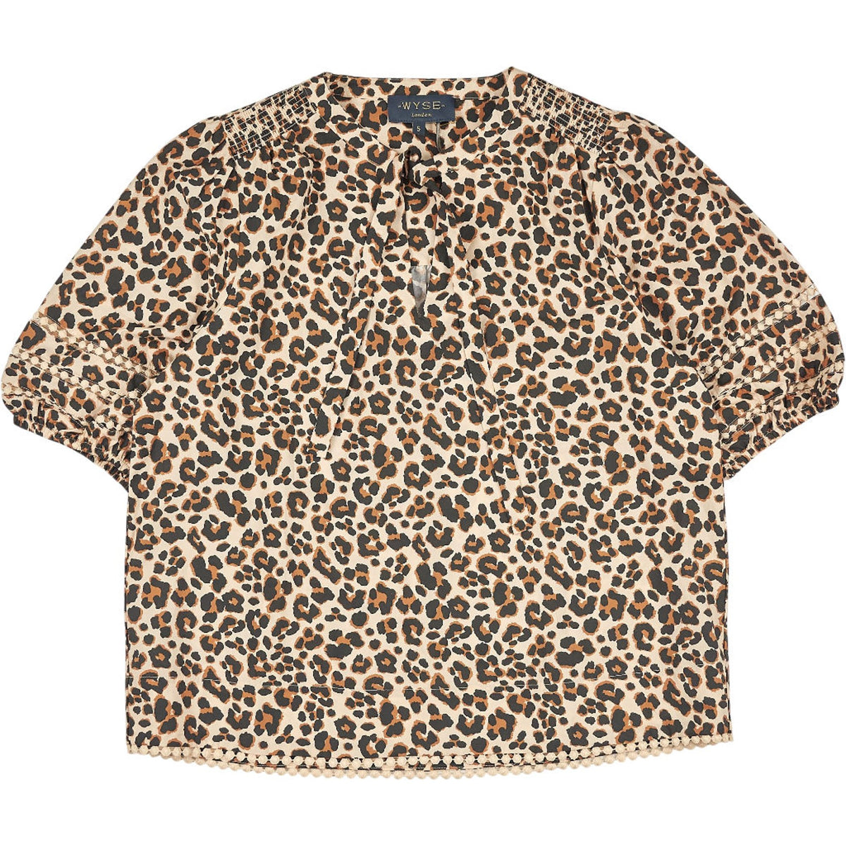 WYSE Leopard Patyn Top