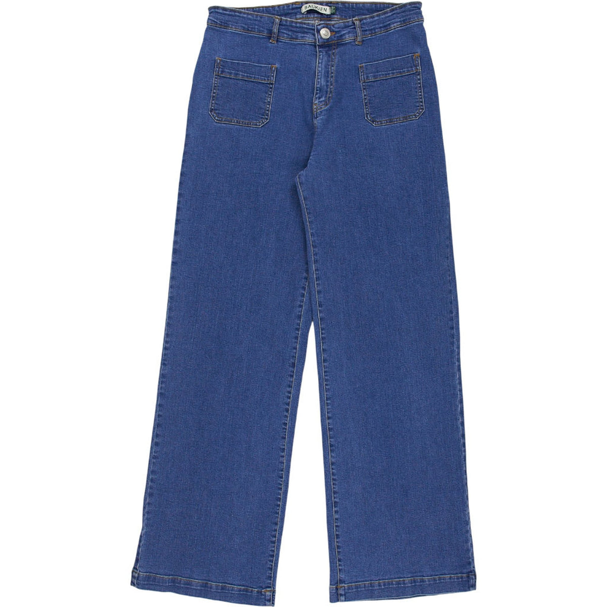 Baukjen Blue Wide Leg Jeans
