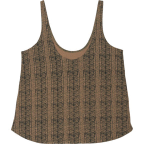 Stussy Brown Patterned Tank Top