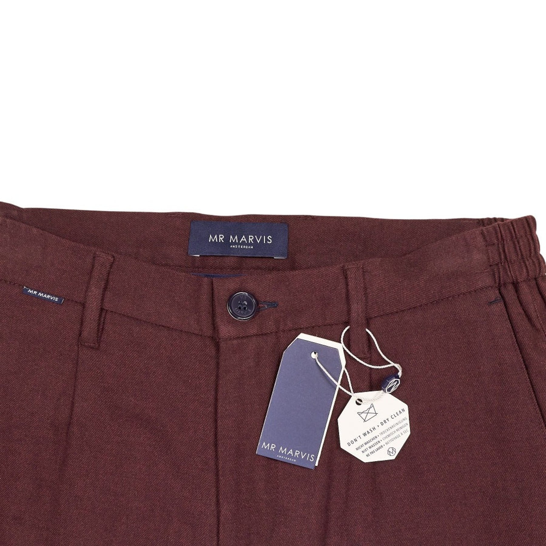 Mr Marvis Burgundy Trousers