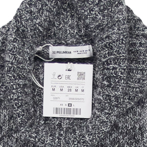 Pull&Bear Grey Turtleneck Knit Jumper