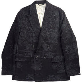 J. Lindeberg Black David U Jacquard Blazer