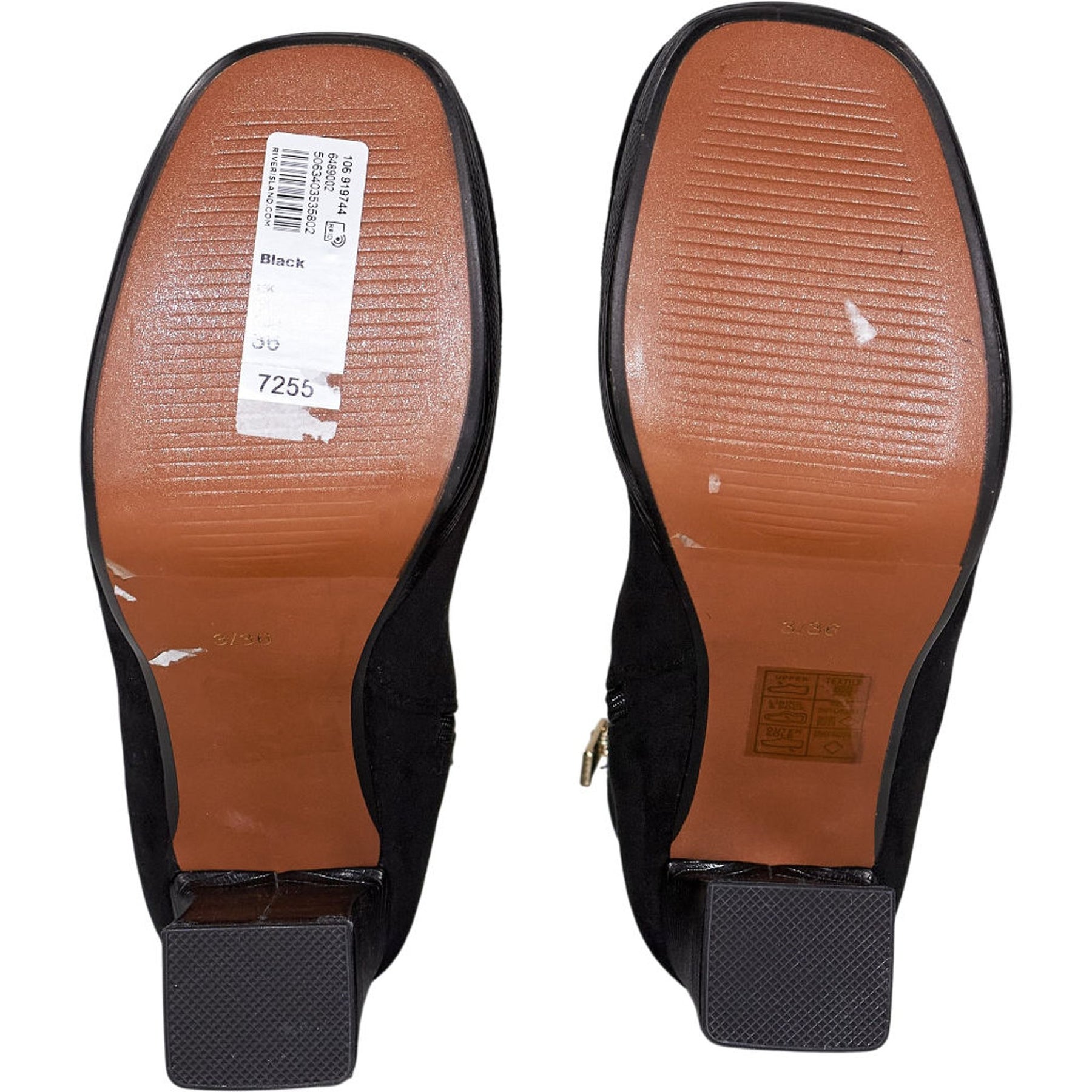 River Island Black Heeled Boots