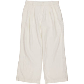 Hush White Lyra Cotton Wide Leg Trousers