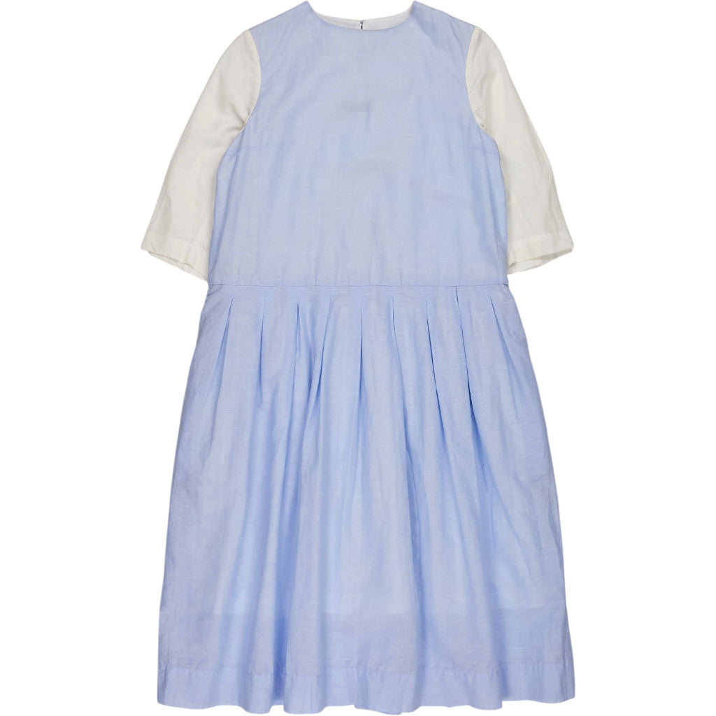 Casey Blue Cotton Blend Dress