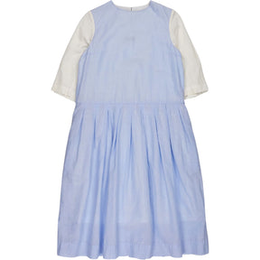 Casey Blue Cotton Blend Dress