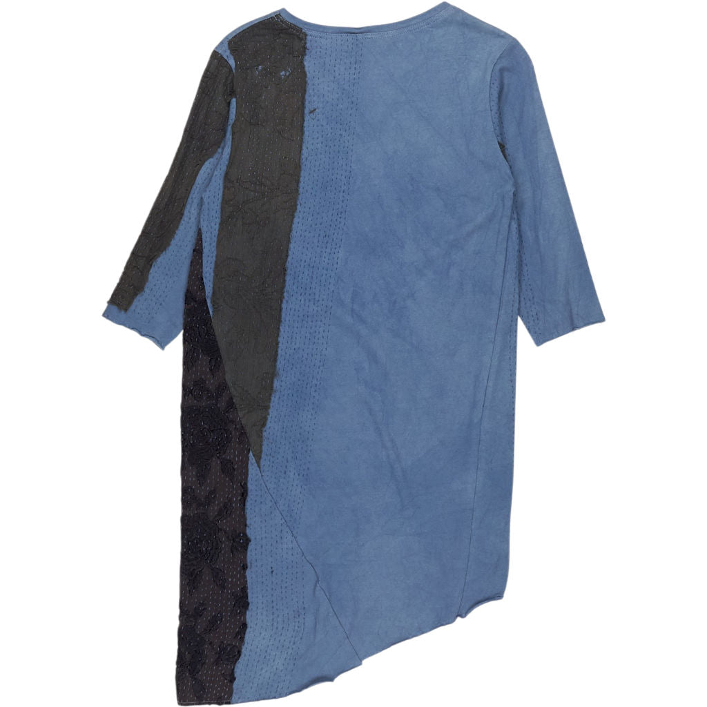 By Walid Blue Cotton Jersey Top