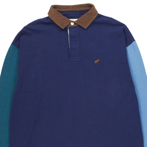 Beaufort & Blake Blue Colourblock Rugby Shirt