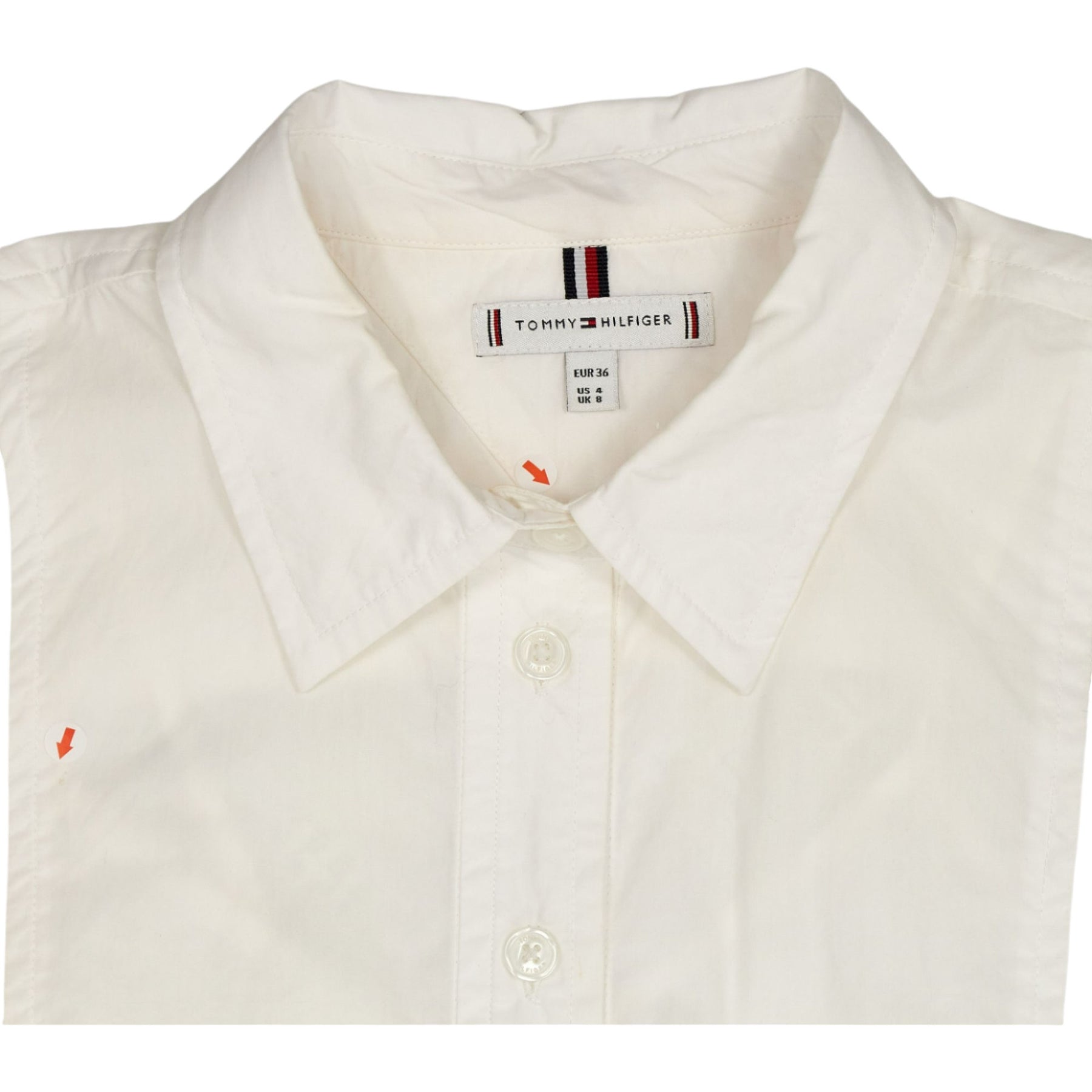 Tommy Hilfiger White Lace Panel Shirt