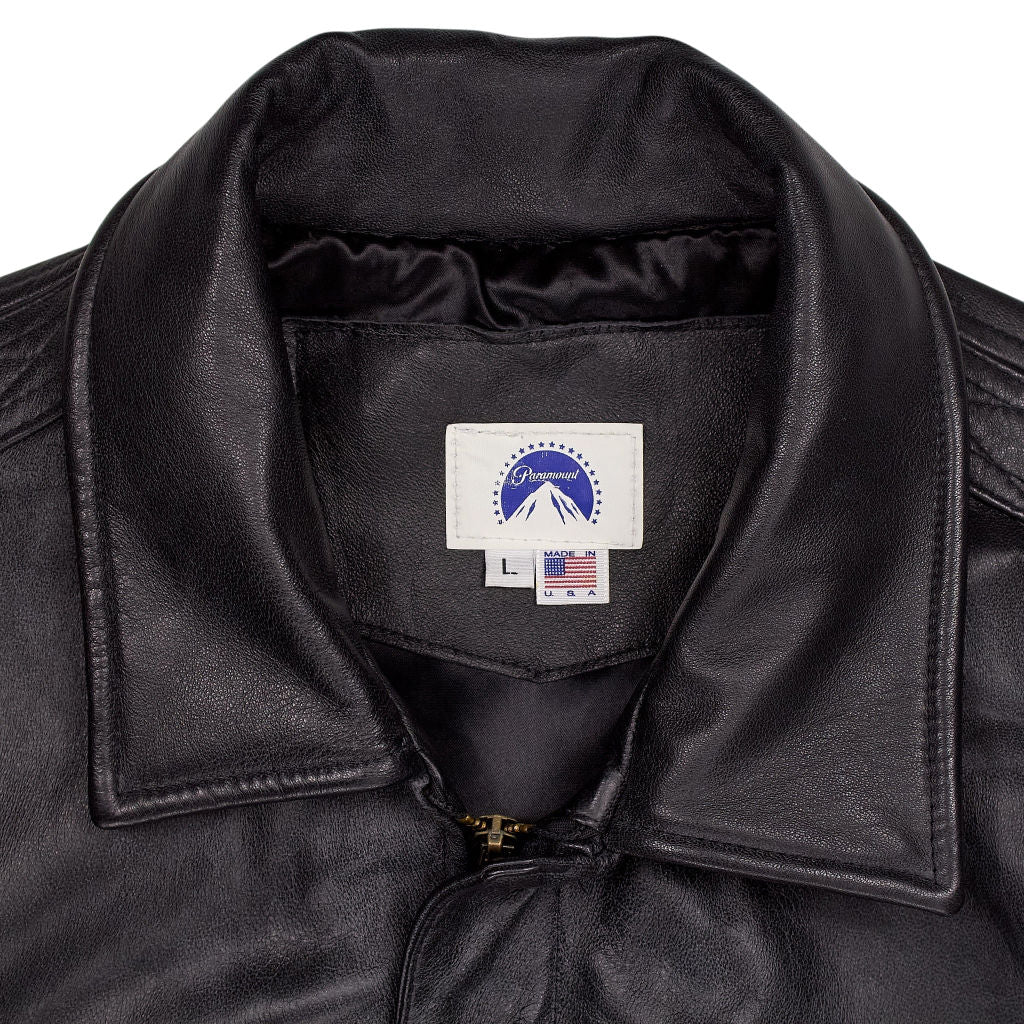 Paramount Black Leather Jacket