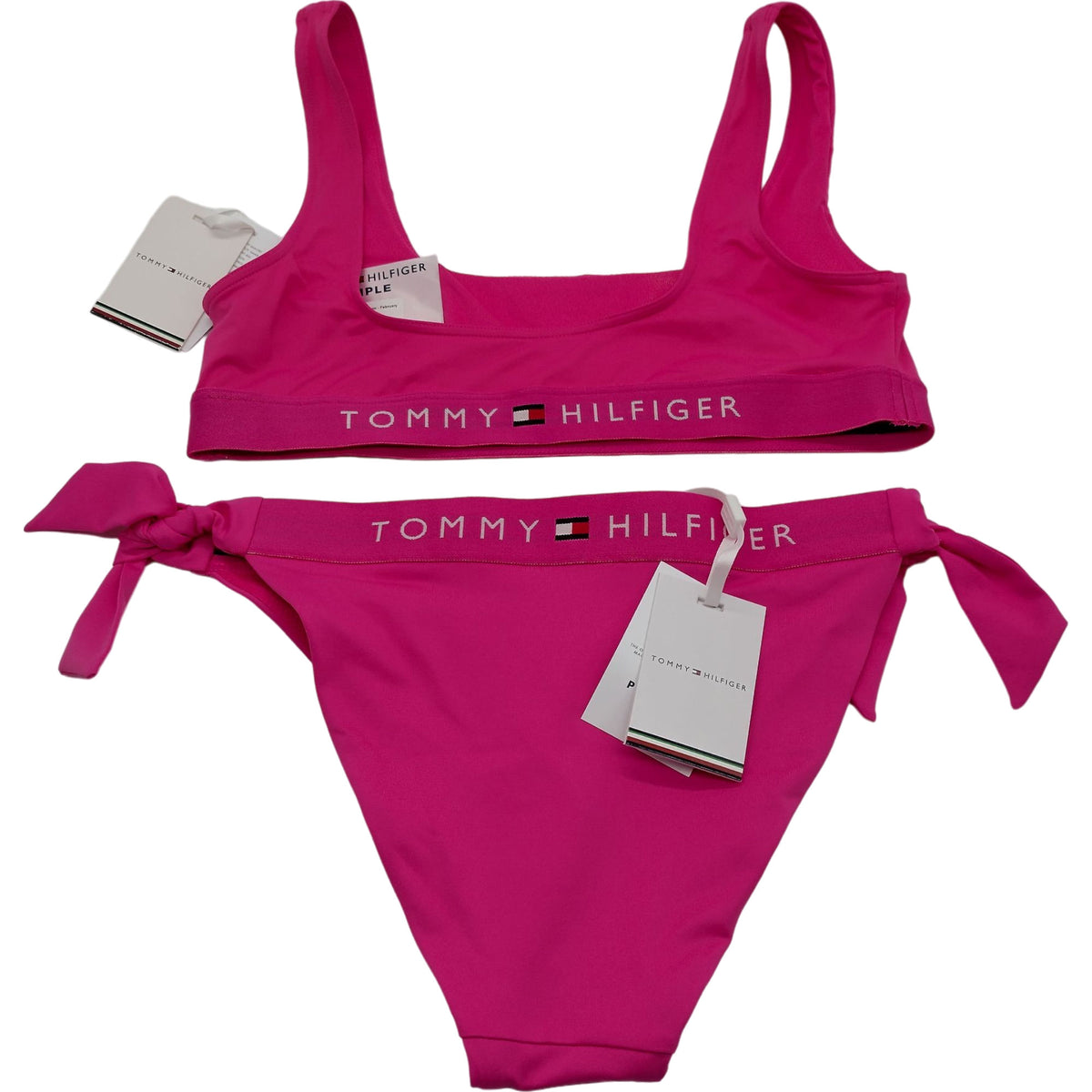 Tommy Hilfiger Pink Bralette Swimwear