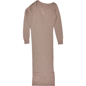Calvin Klein Neutral Taupe Gathered Dress