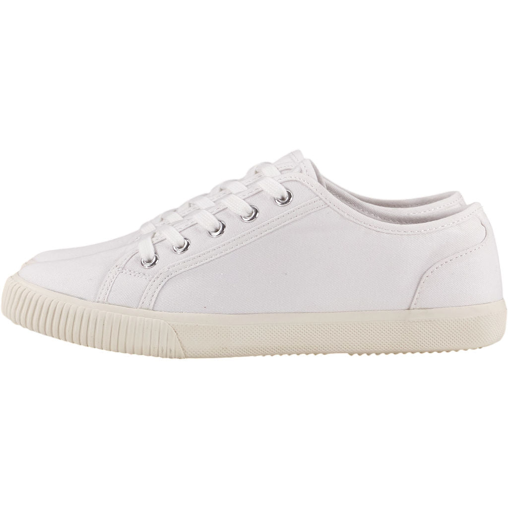Hush White Henley Canvas Trainers