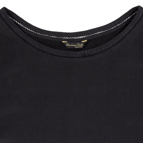 Massimo Dutti Black Short Sleeve Top
