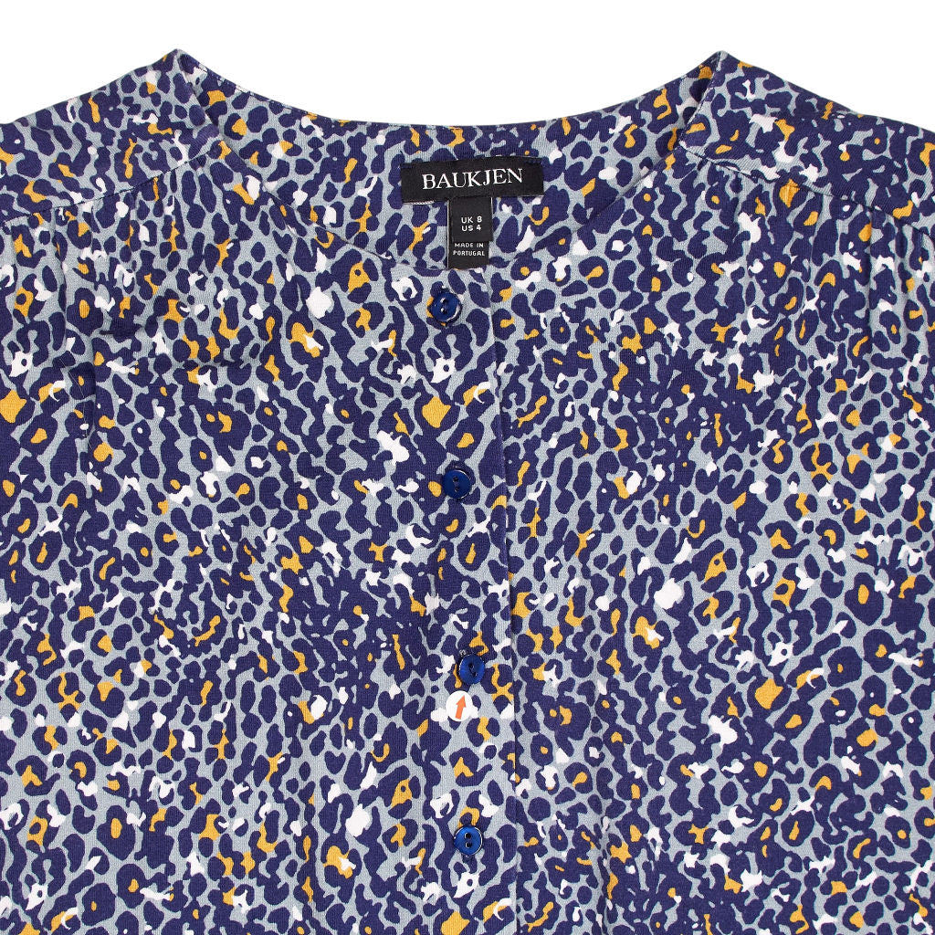 Baukjen Blue Patterned Blouse