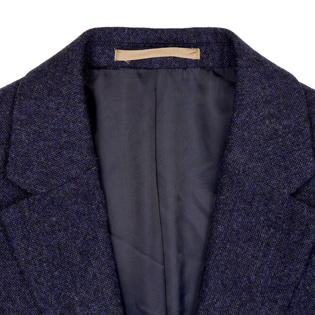 Moss Blue Slim Fit Wool Blazer