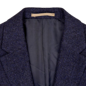 Moss Blue Slim Fit Wool Blazer