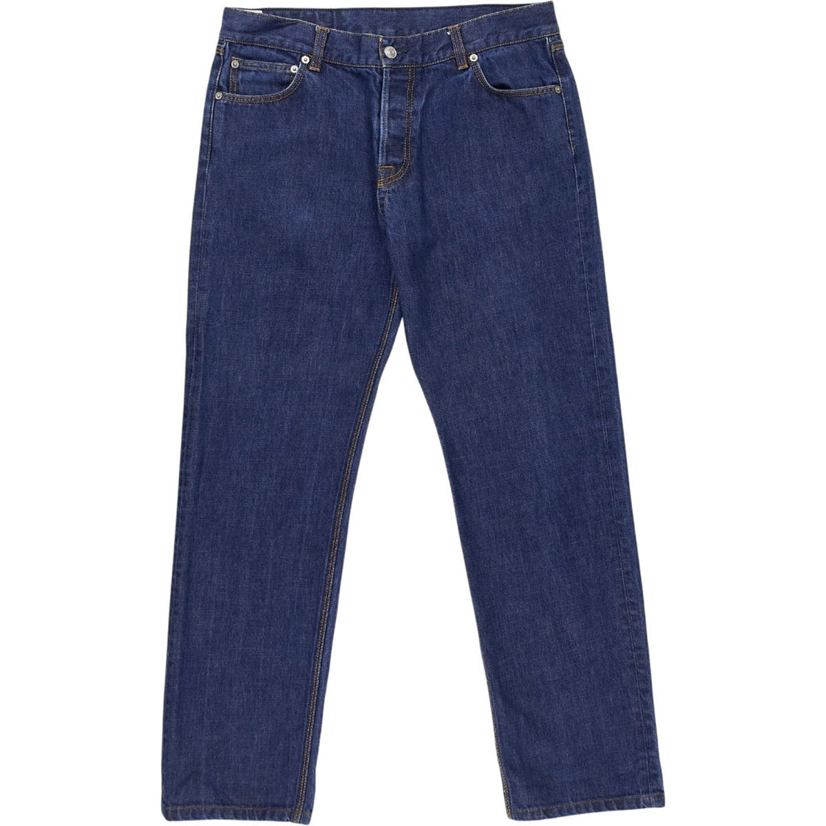Jil Sander Blue Cotton Jeans