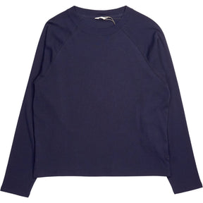 Hush Navy Matilda Cotton Raglan Top