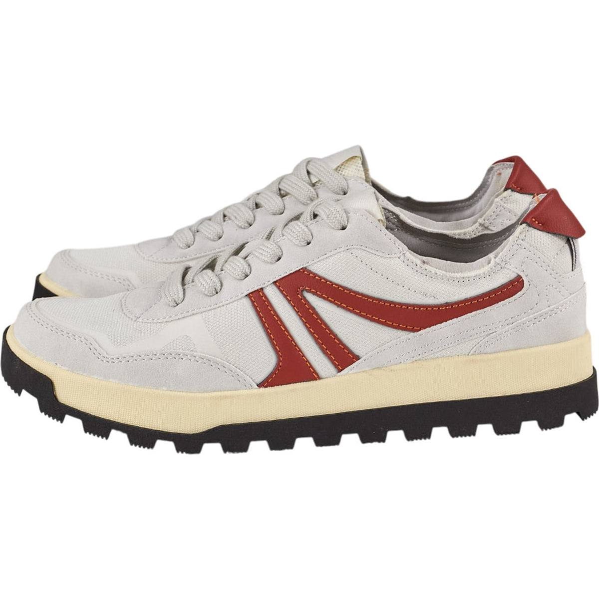 Pull & Bear White Red Sneakers