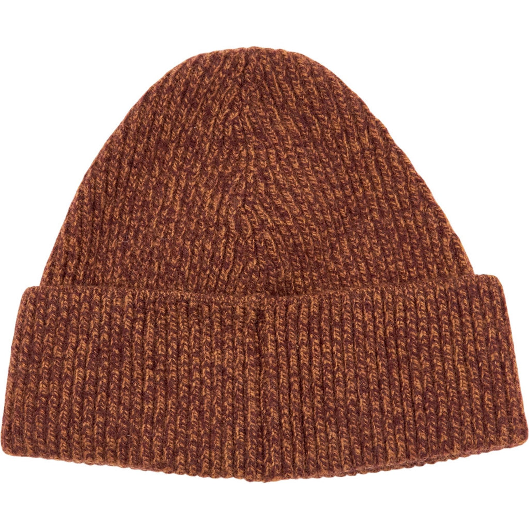 YMC Brown Lambswool Beanie Hat