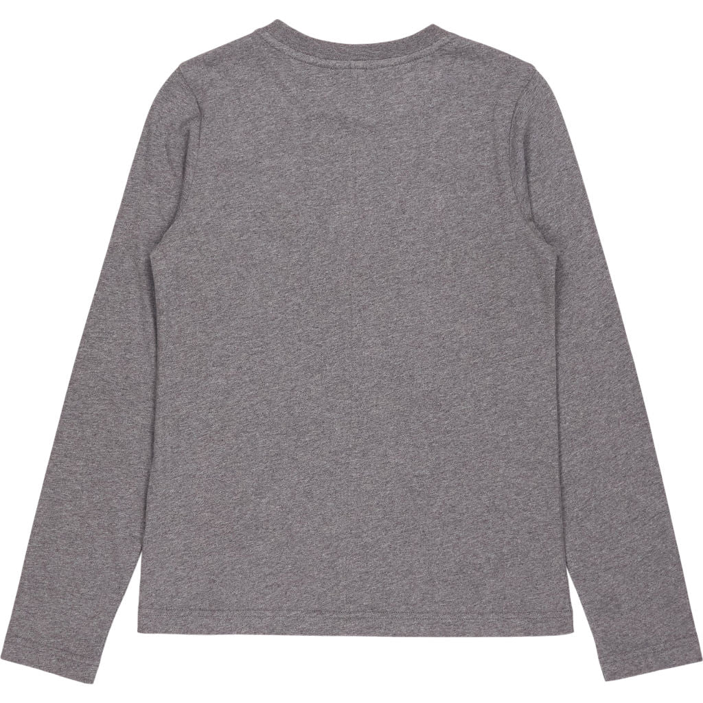 Hush Dark Grey Marl Slim Long Sleeve T-Shirt