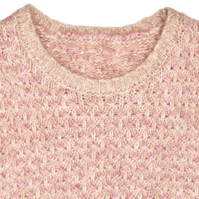 Pink Textured Knit Vest No size label - S