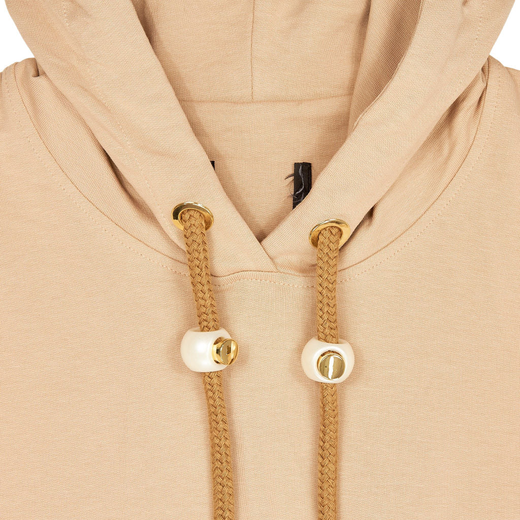 Mother of Pearl Beige Hoodie