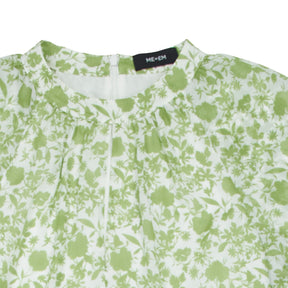 Me+Em Green Floral Dress UK 8