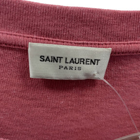 Saint Laurent Red Logo Tee
