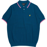 Lyle & Scott Teal Blue Cotton Polo Shirt