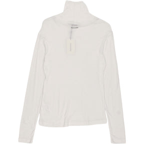 Holzweiler White Long Sleeve Turtleneck Top