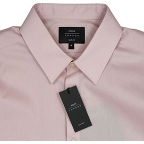 Moss London Pink Slim Fit Shirt