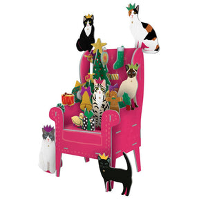 Cosy Cats Large 3D Pop & Slot Advent Calendar